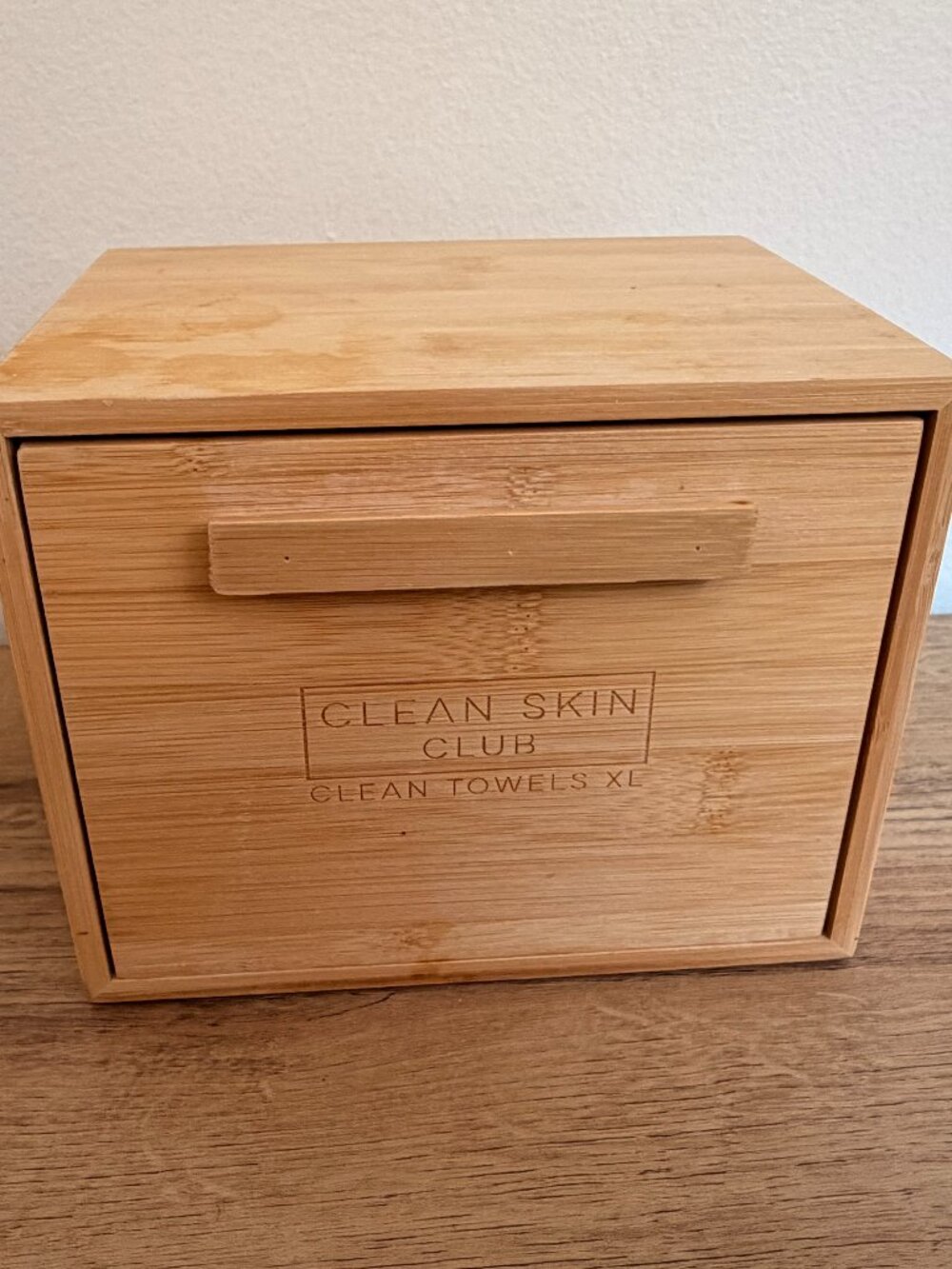 Clean Skin Club Bamboo Face Towel Holder